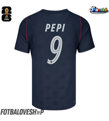 Spojené státy Ricardo Pepi #9 Venkovní Dres MS 2026 Krátký Rukáv